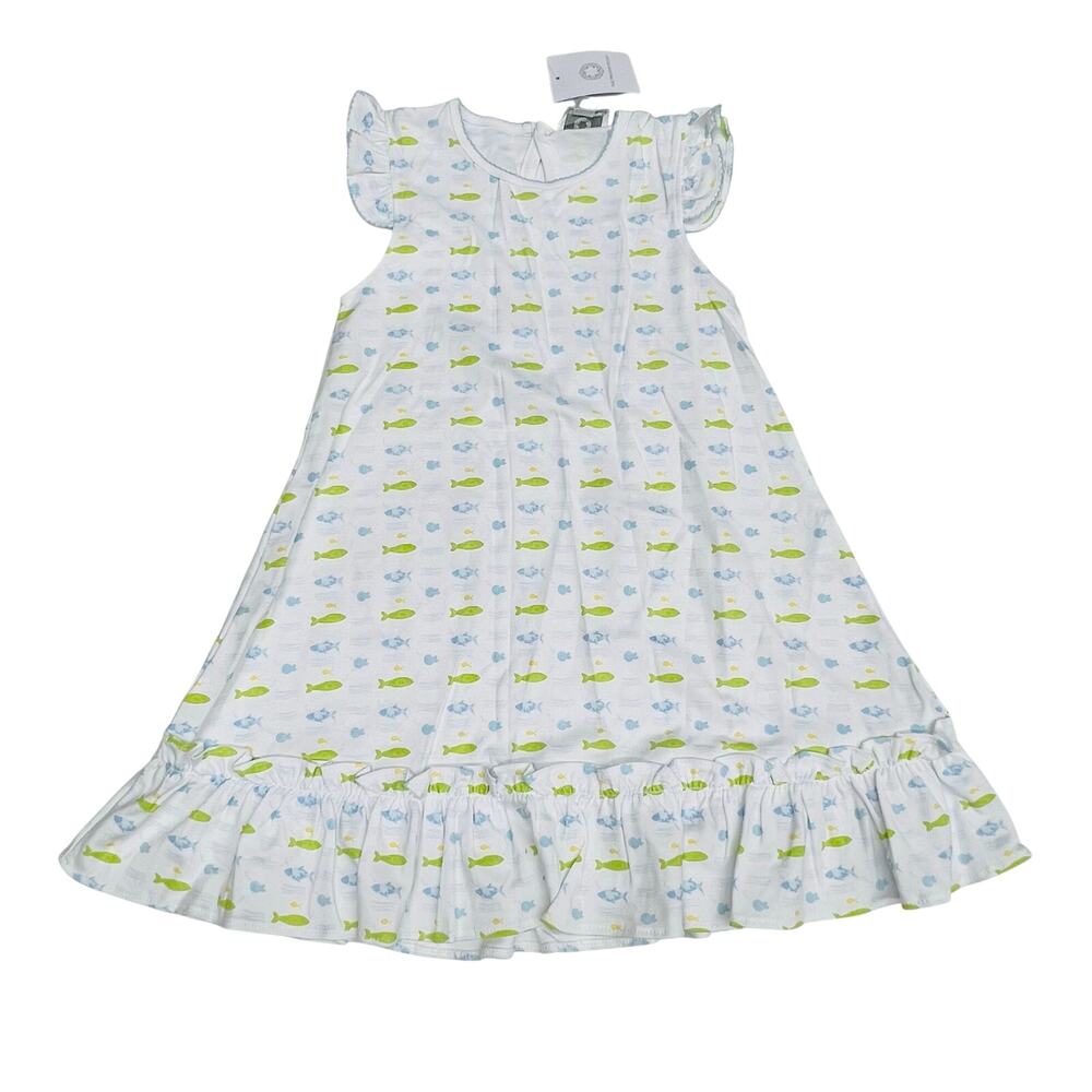 NWT TPP 4T Fish Ruffle Dress